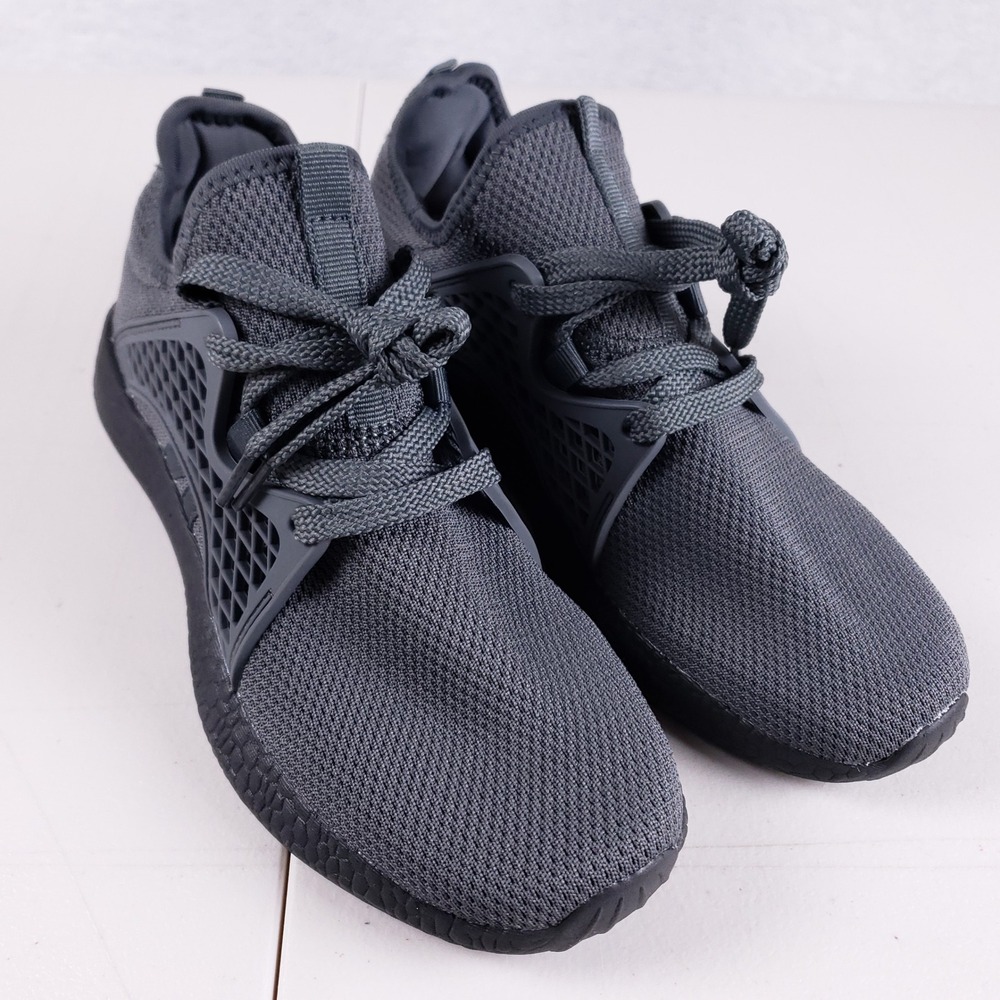 Inzcou Mens Gray Walking Shoes Mesh Breathable Casual Sneakers Size EU 39 US 6.5